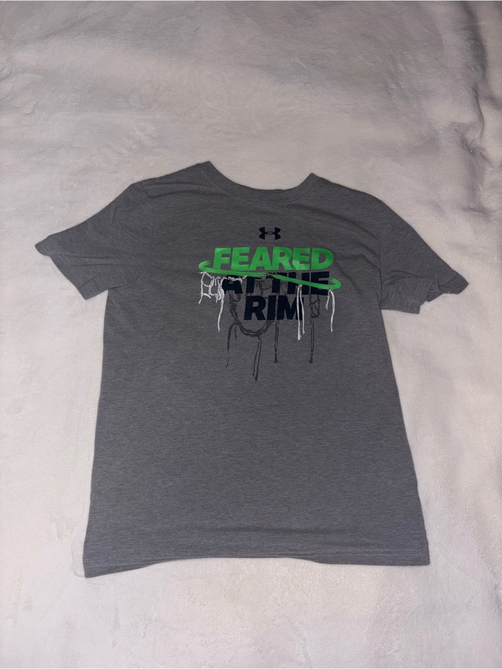 Grey Under armour Tshirt (Boys Large)